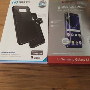 Brand New Samsung Galaxy S8 Case & Scrn. Protector